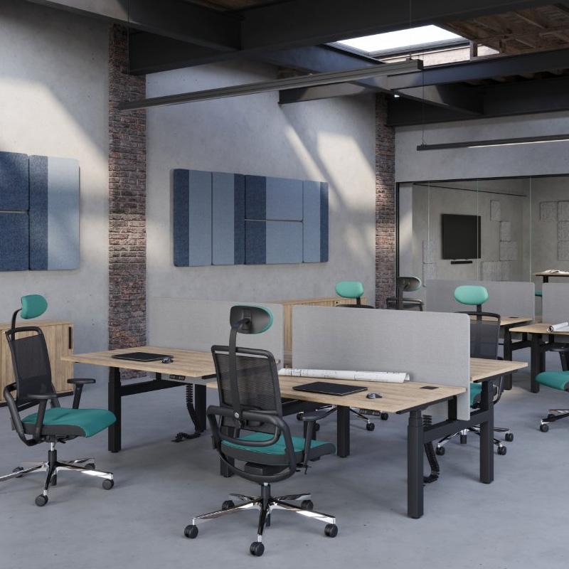 Inspiratie voor een industriële kantoorinrichting